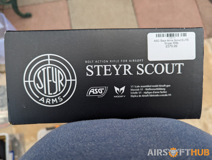 Steyr Scout ELITE Sniper Rifle - Used airsoft equipment