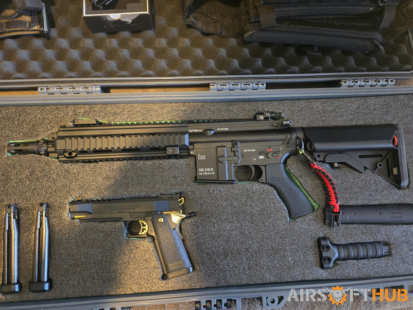 Tm hk416 bundle - Used airsoft equipment