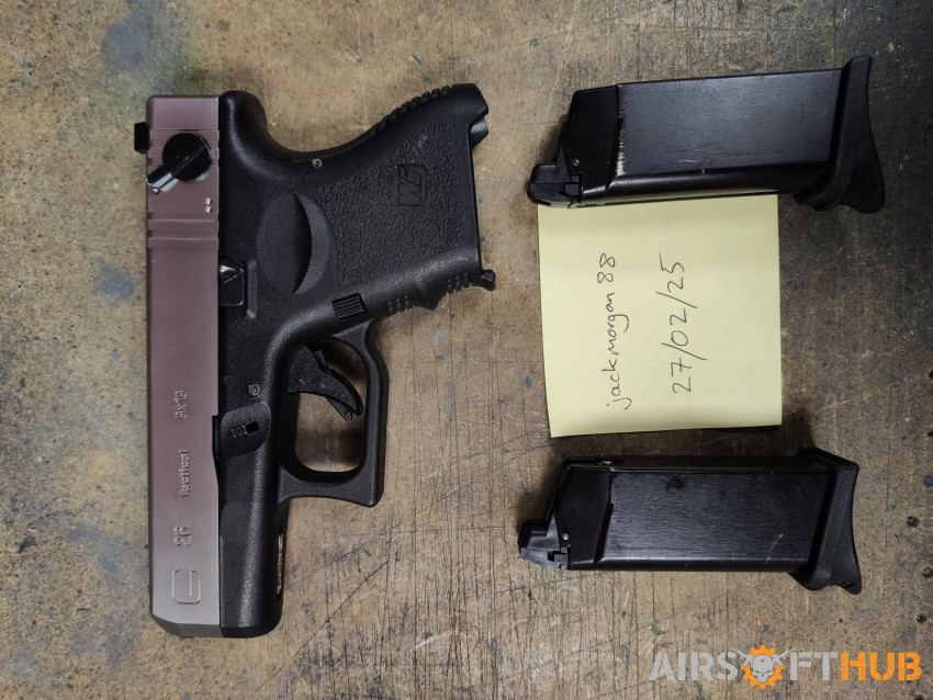 WE Glock 26 - Used airsoft equipment