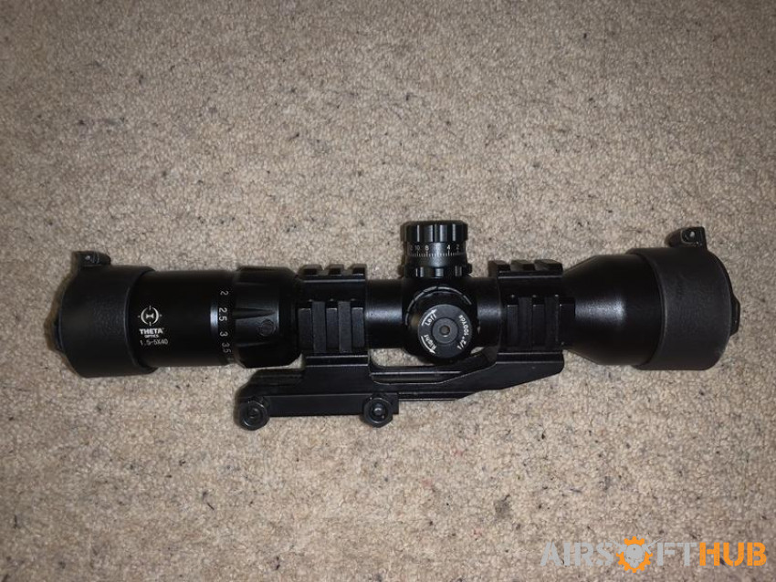 Theta Optics Telescopic Scope - Used airsoft equipment