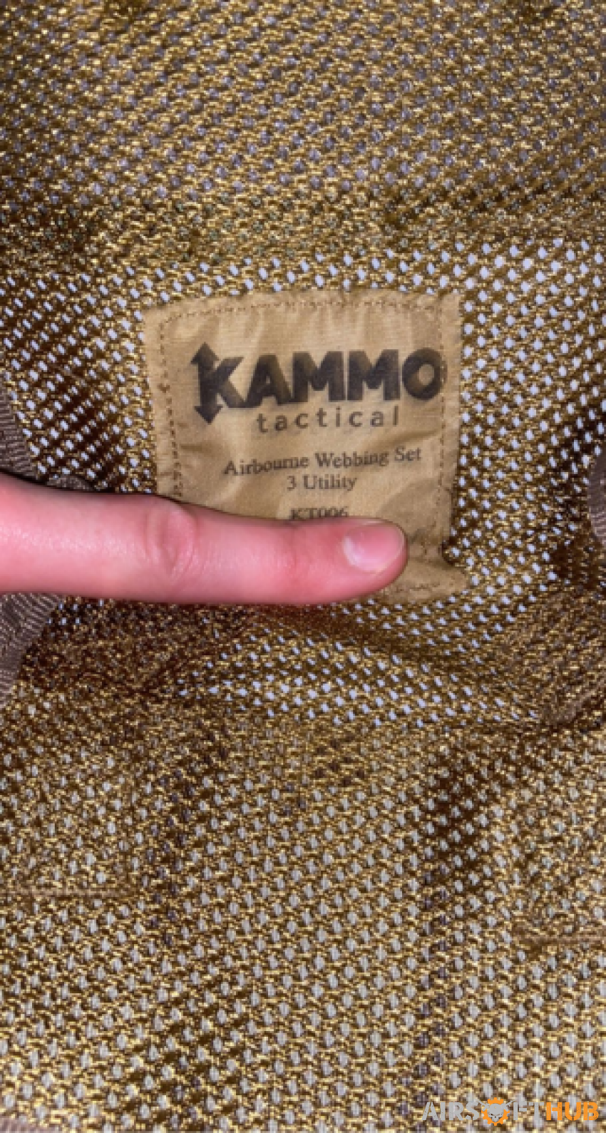 Kammo tactical mtp webbing - Used airsoft equipment