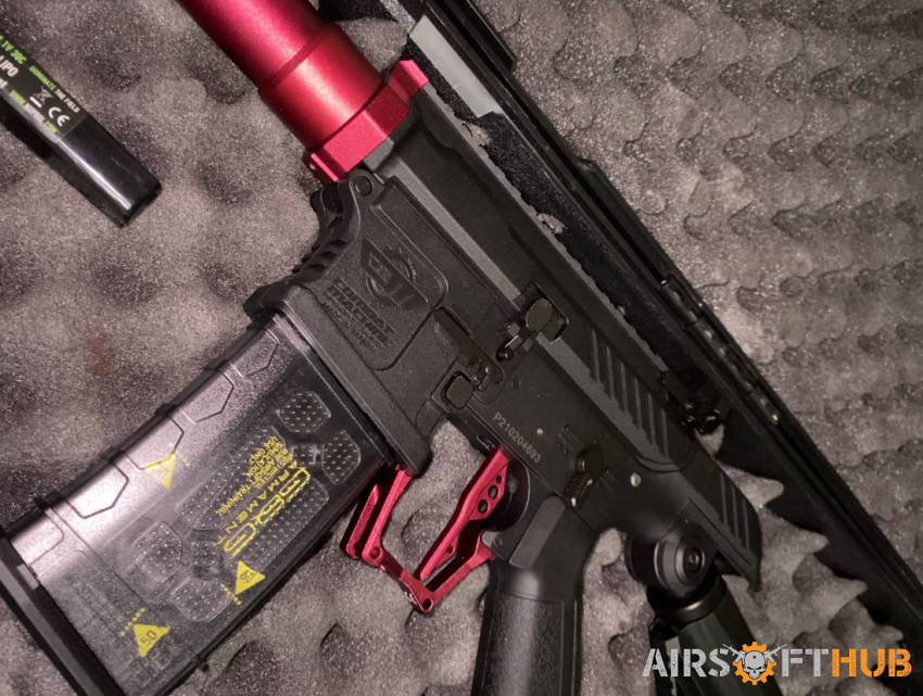 G&G SSG1 Metallic Red + Case - Used airsoft equipment