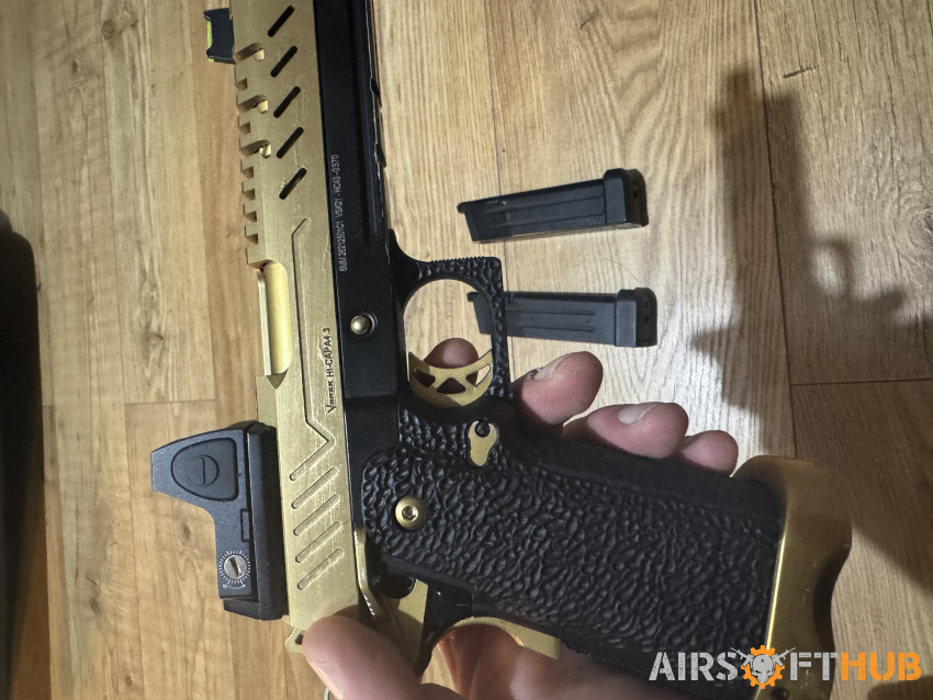 Vorsk gold pistol - Used airsoft equipment