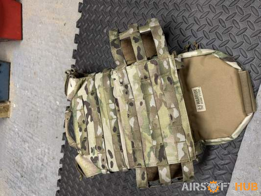 Warrior assault plate carrier - Used airsoft equipment