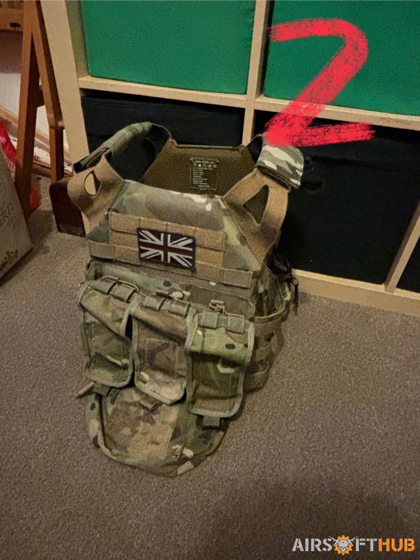 MTP/Multicam Plate carriers - Used airsoft equipment