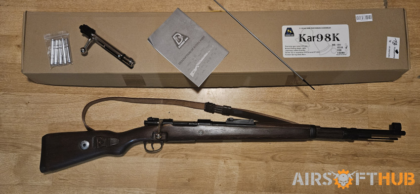 Double Bell KAR98k Solid Wood - Used airsoft equipment