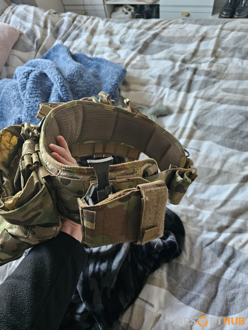 Warrior assault belt - Used airsoft equipment