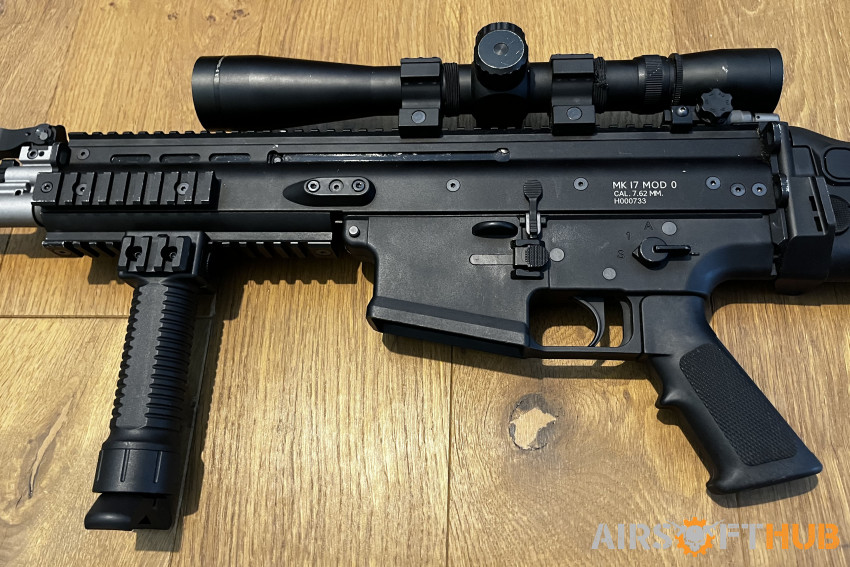 WE SCAR-H DMR - Used airsoft equipment