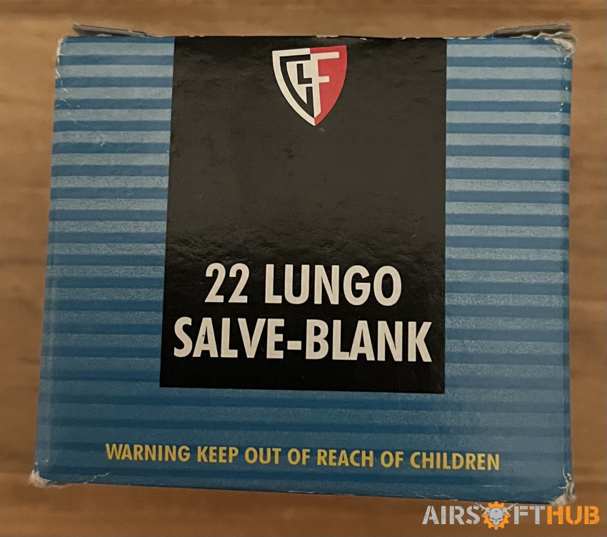 FIOCCHI .22 BLANKS BOX 200 - Used airsoft equipment