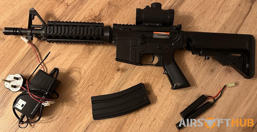 M4 electric rifle. - Used airsoft equipment