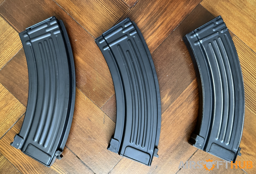 Metal AK mags - Used airsoft equipment