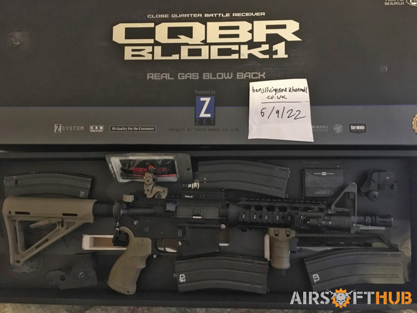 TM MWS CQBR BLOCK 1 M4A1 - Used airsoft equipment