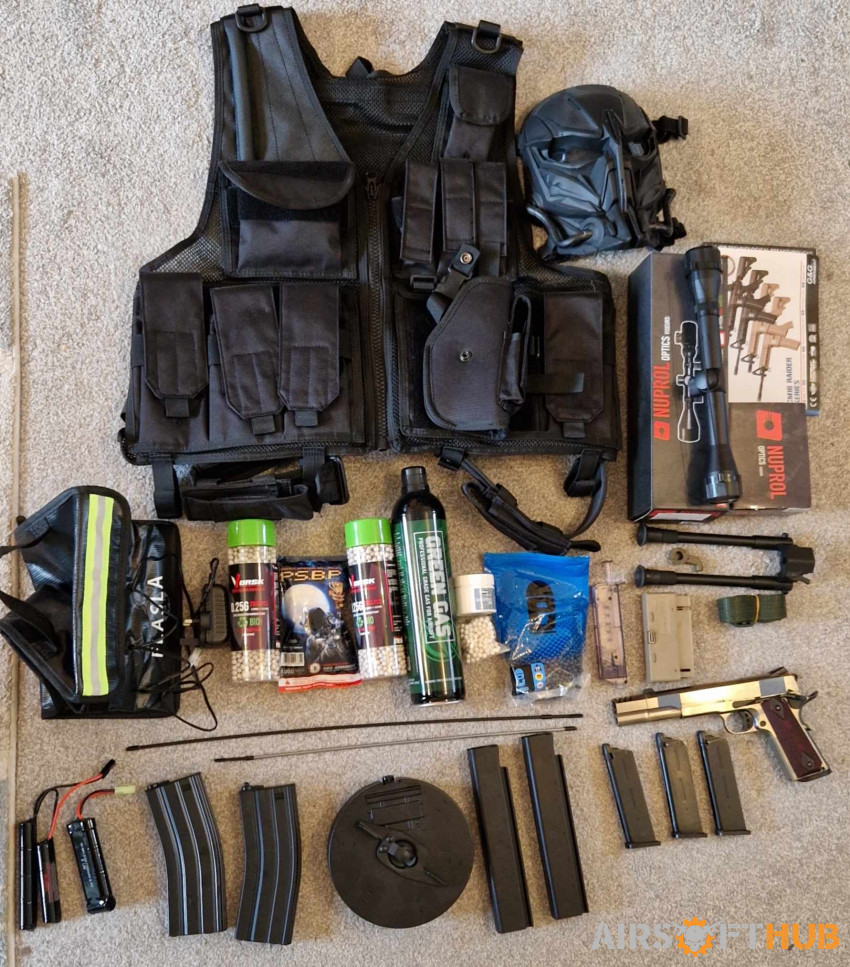 Airsoft Bundle - 3 Rifles - Used airsoft equipment