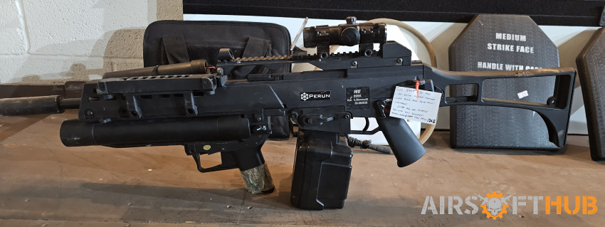 WE 999K G36 AEG LMG Build - Used airsoft equipment