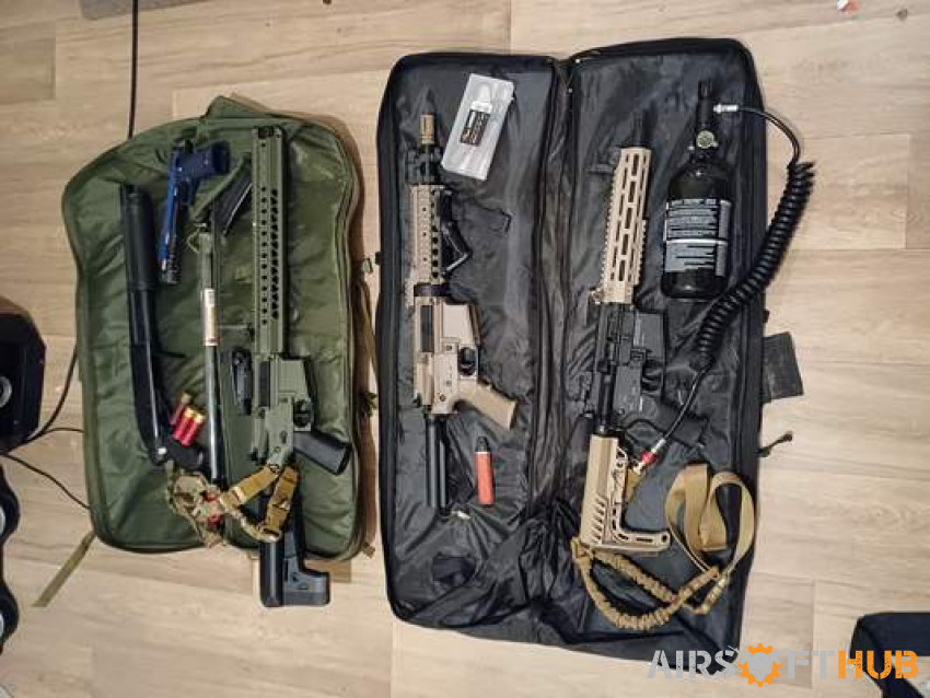 Bundle - Used airsoft equipment