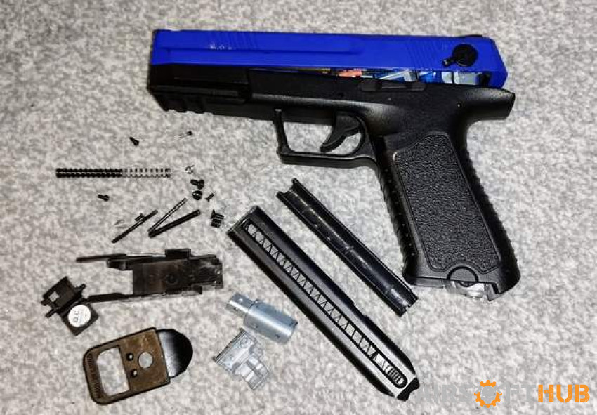 A&K shotgun, Glock Aep - Used airsoft equipment