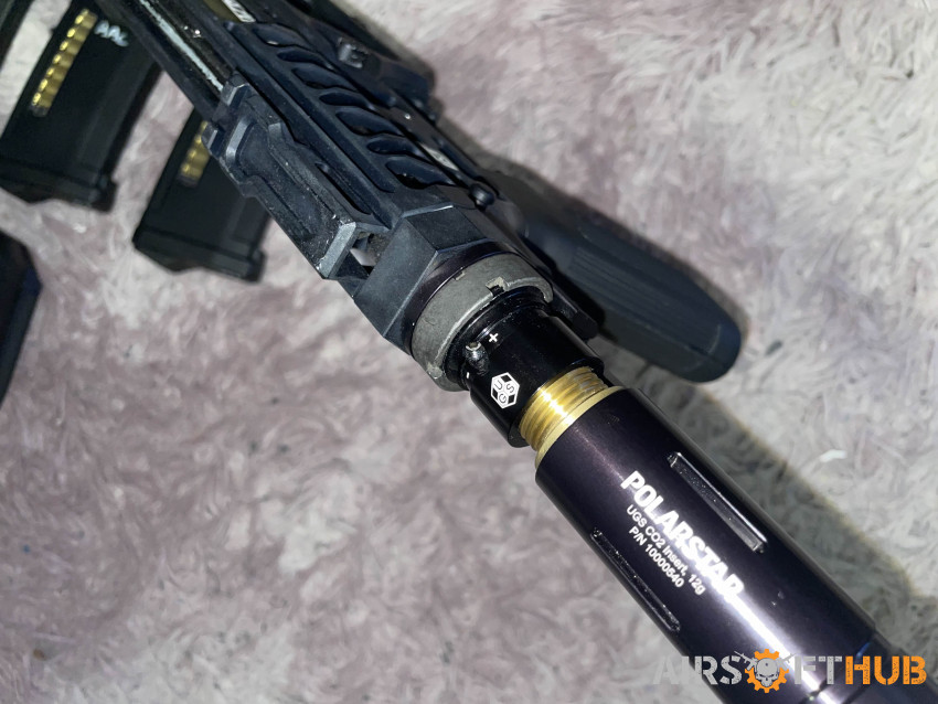 Skeletonized Polarstar Kythera - Used airsoft equipment