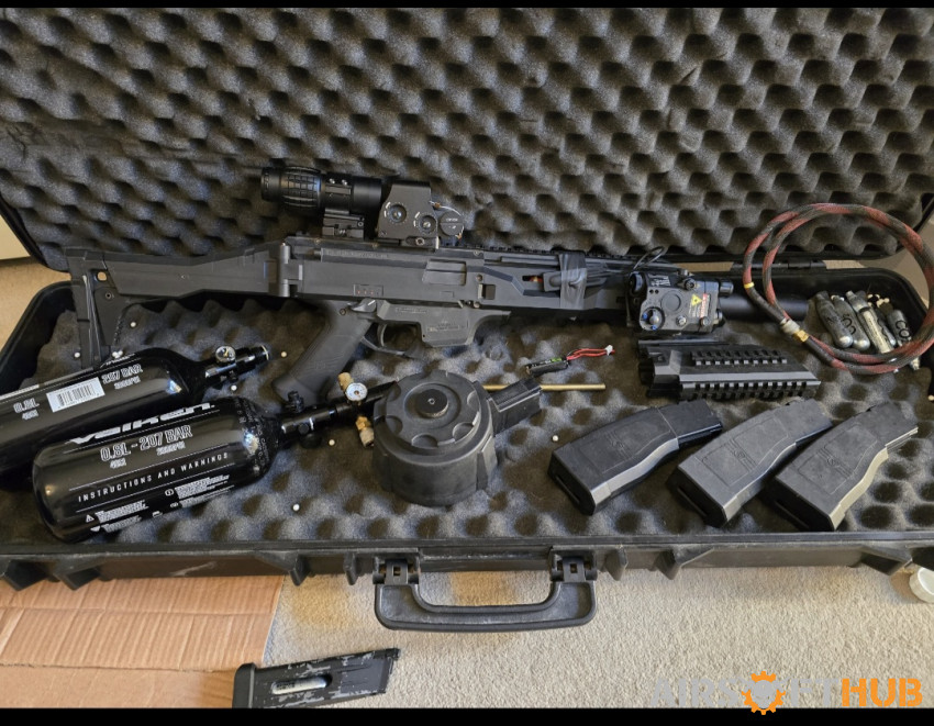 ASG Scorpion Evo HPA bundle - Used airsoft equipment