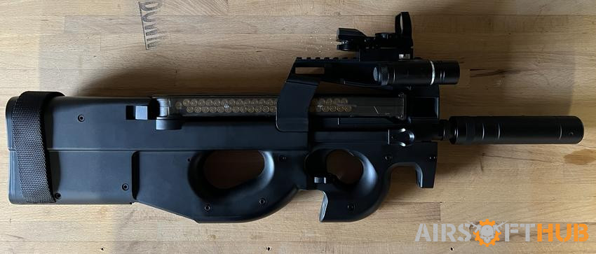 Double Bell P90 machine gun - Used airsoft equipment