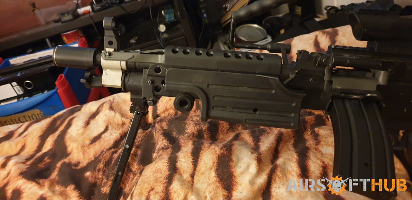 Upgraded M249 saw - Used airsoft equipment