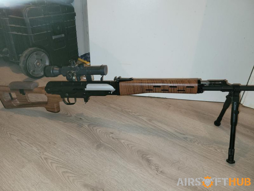 WE SVD GBB sniper - Used airsoft equipment