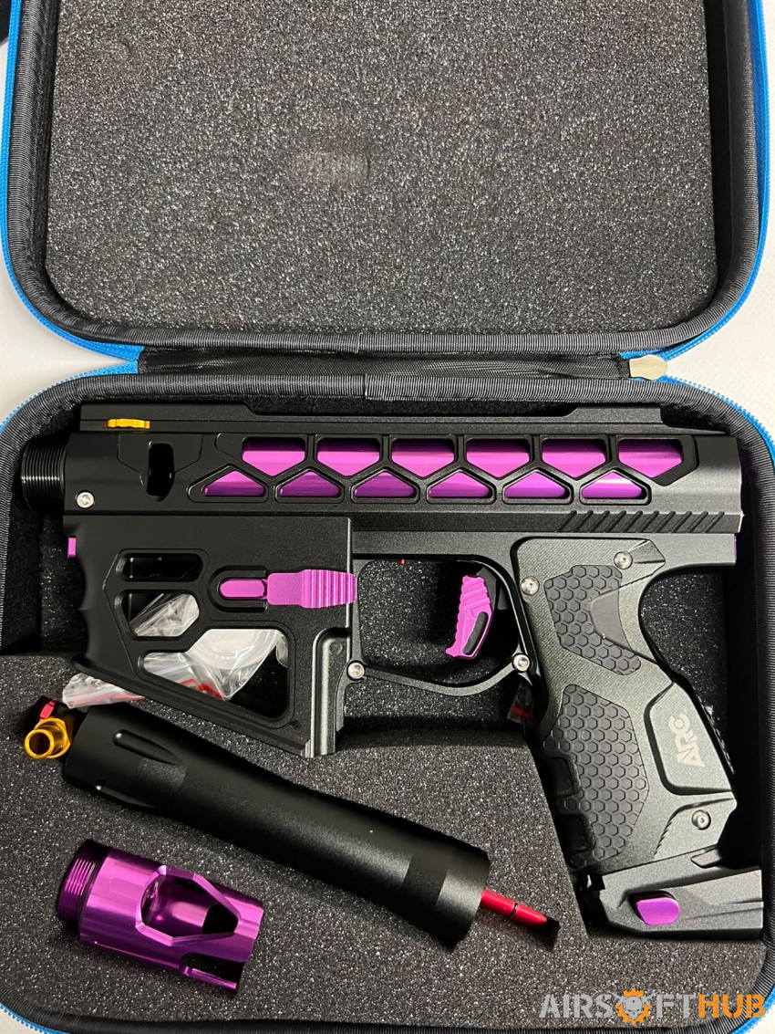 Black and Purple Arc-1s - Used airsoft equipment