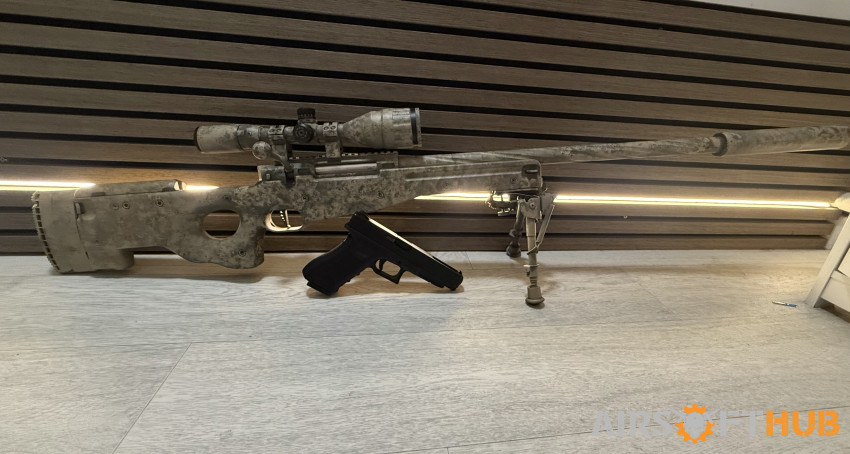 Ssg96 sniper & Gen4 glock - Used airsoft equipment