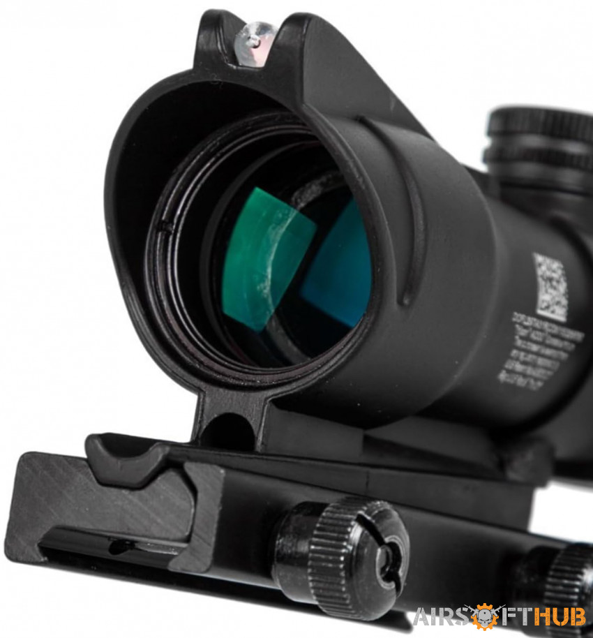 Scope 4x32mm ACOG Red Dot - Used airsoft equipment