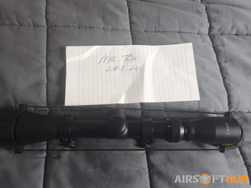 3-9x40 Sniper Scope - Used airsoft equipment