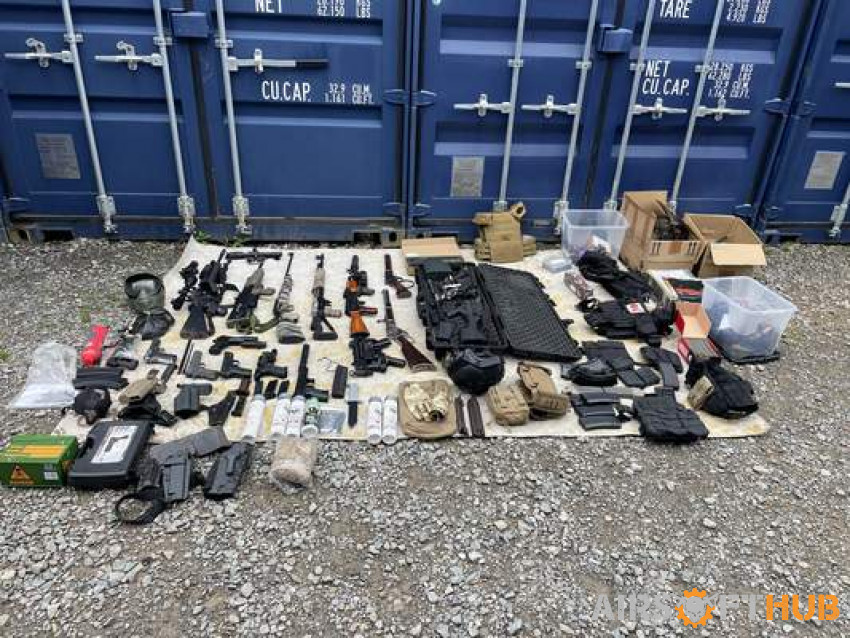 Joblot of rifles, gun, access - Used airsoft equipment