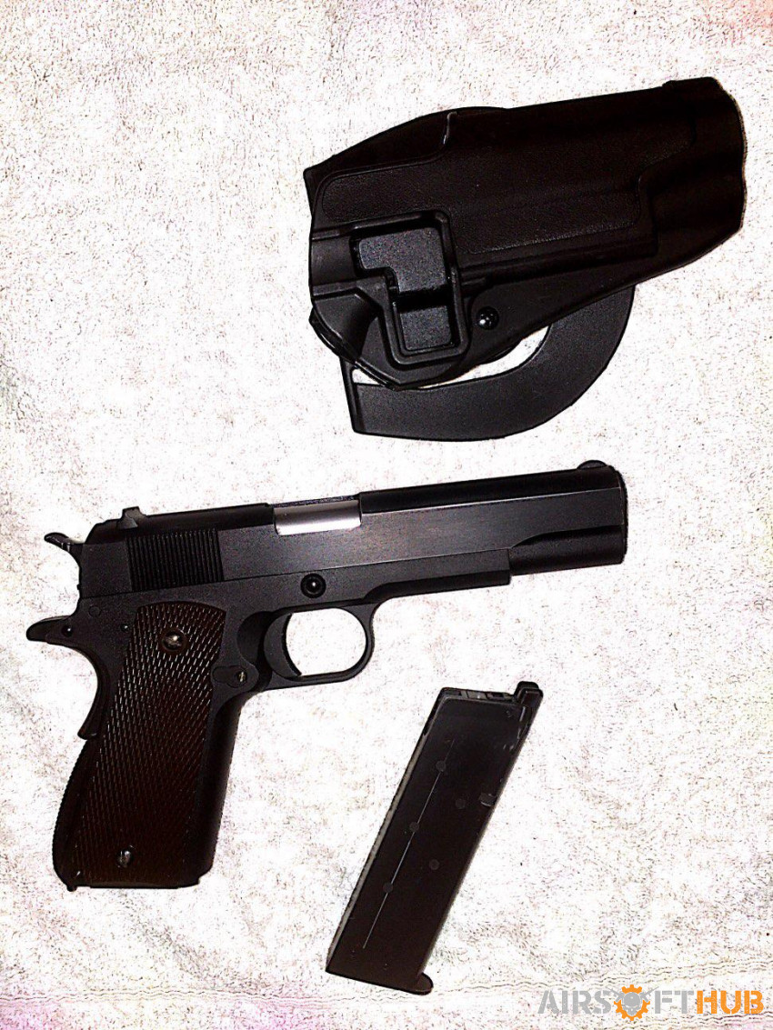 Colt .45 ACP Airsoft Gas-blow - Used airsoft equipment