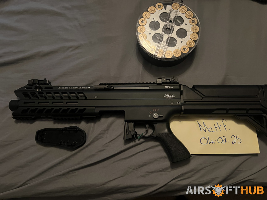 TM SGR 12 Trishot Shotgun - Used airsoft equipment