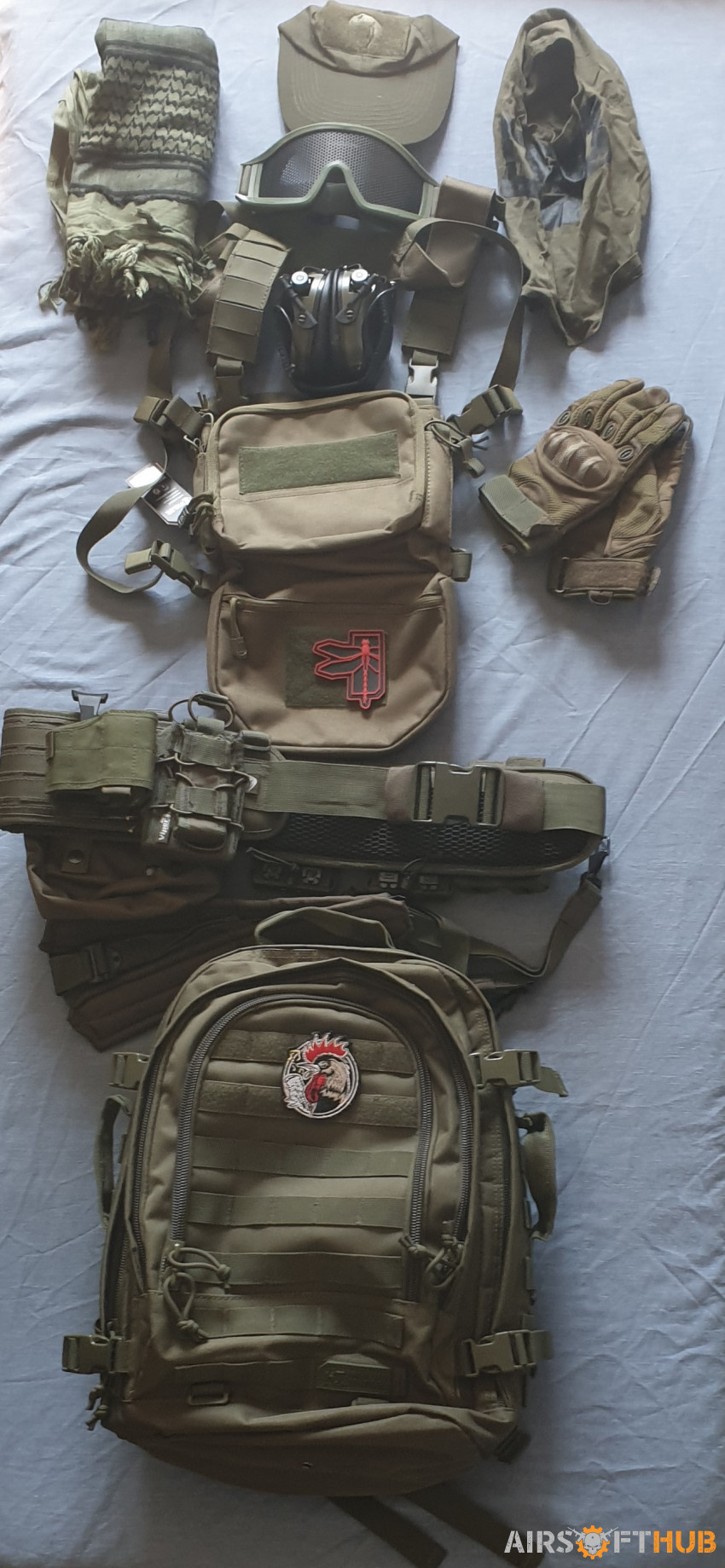 OD Micro Rig Loadout - Used airsoft equipment