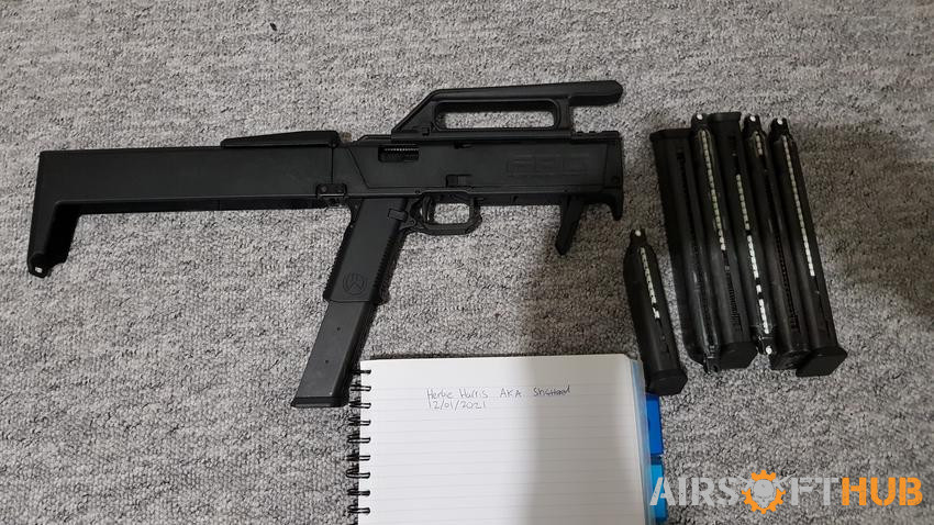 KWA FPG with 6 extended mags - Used airsoft equipment