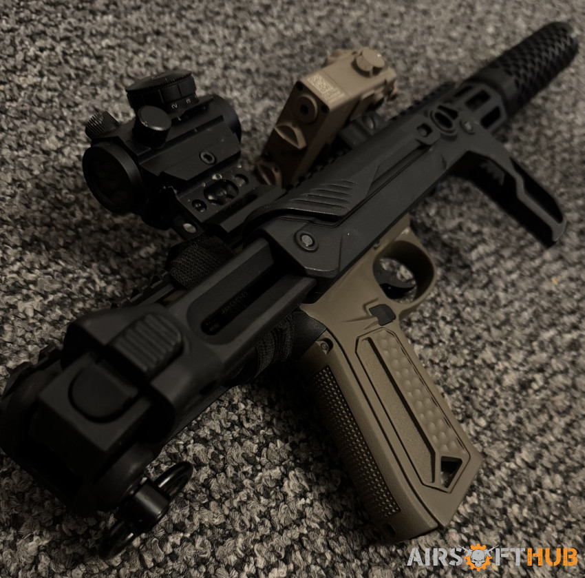 Hpa tapped AAP-01 carbine - Used airsoft equipment