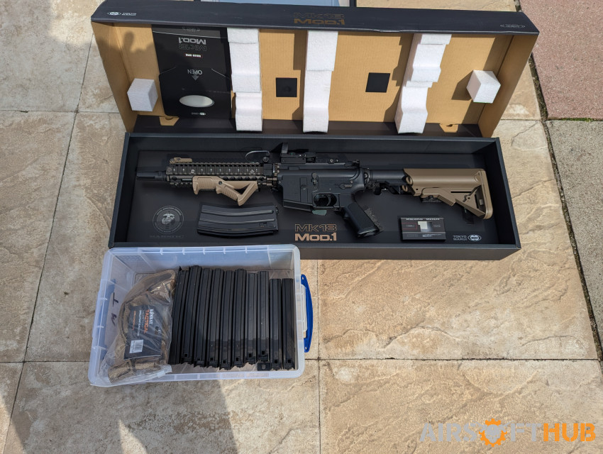 Tokyo Marui MK18 NGRS + Extras - Used airsoft equipment