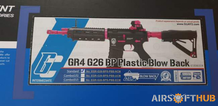 G&G GR4 G26 BLACK ROSE M4 RIFL - Used airsoft equipment