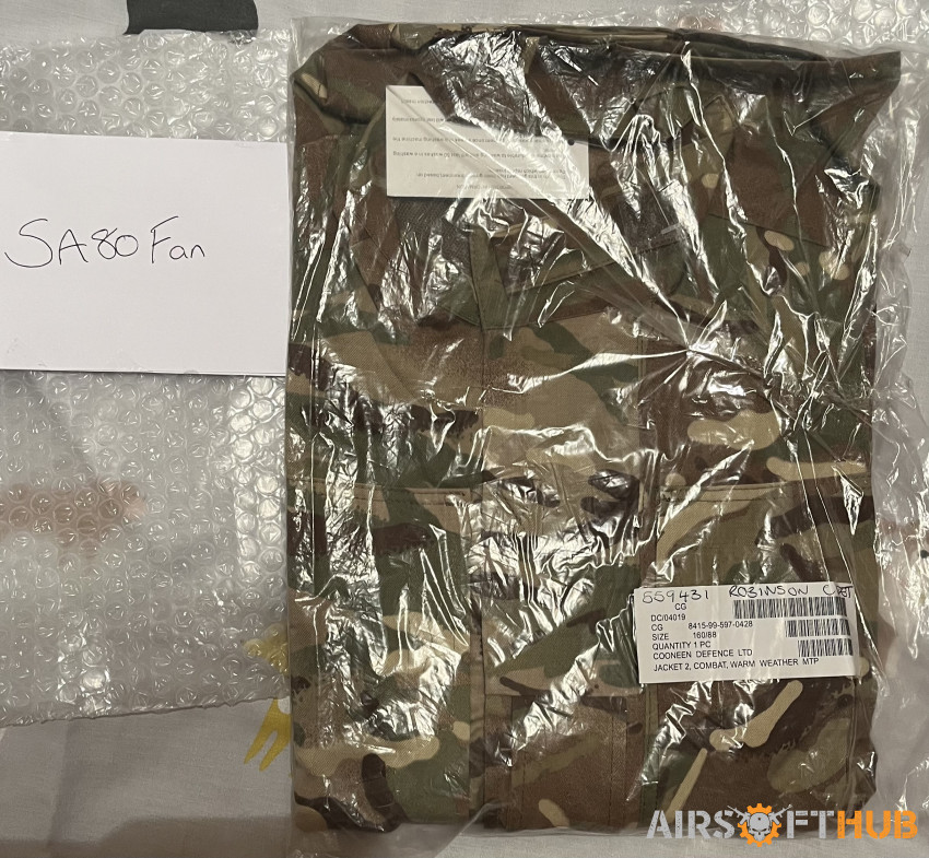 British Army MTP Combat Jacket - Used airsoft equipment