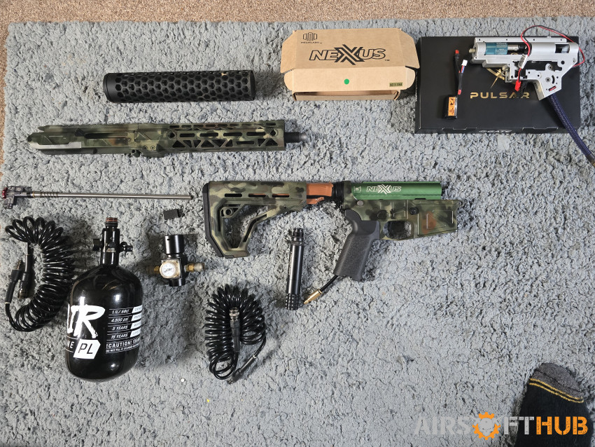 Full HPA set up. - Used airsoft equipment