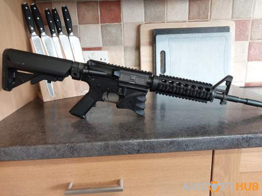 upgraded tm m4 sopmod ngrs - Used airsoft equipment