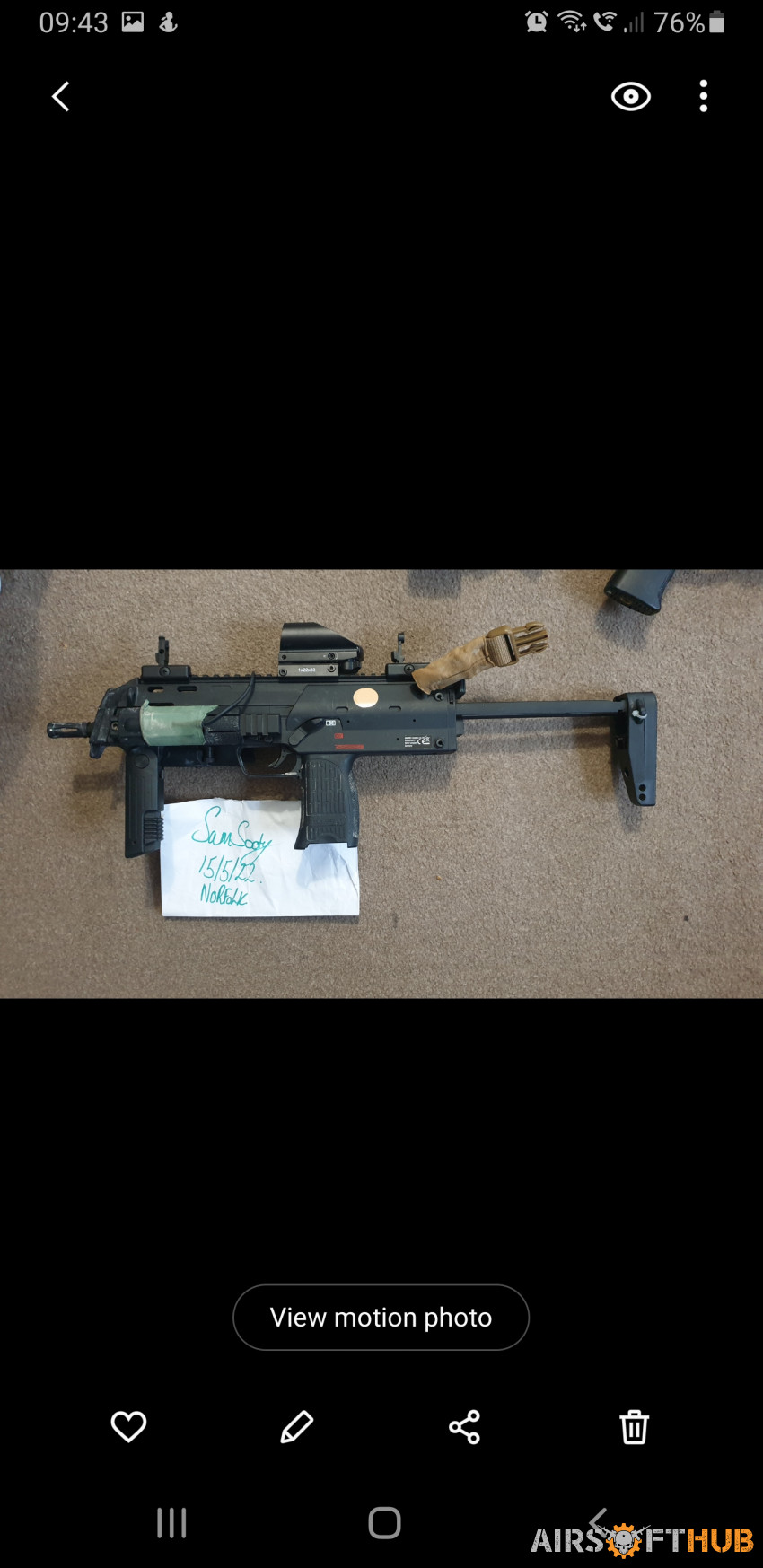 Umarex MP7 v2 AEG - Used airsoft equipment