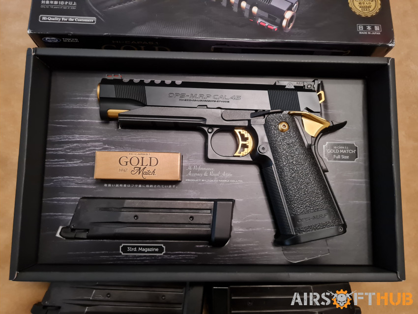 TM HI-CAPA Gold Match - Used airsoft equipment