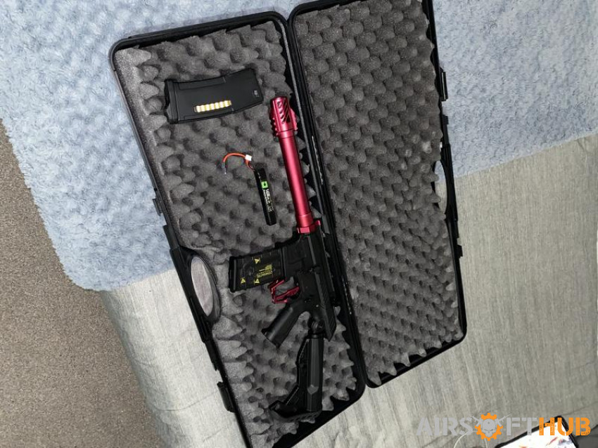 G&G SSG1 Metallic Red + Case - Used airsoft equipment