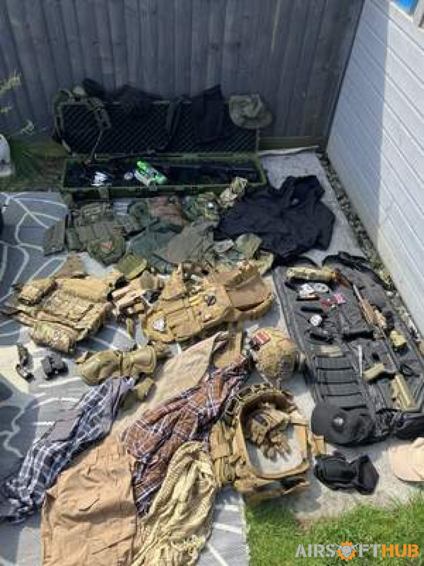 RIFS, cases and kit - Used airsoft equipment