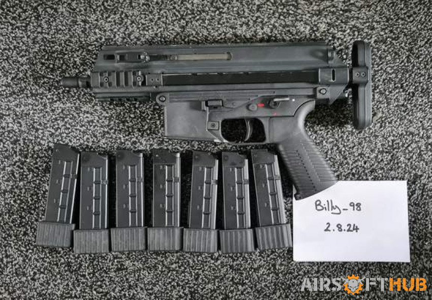 ARES B&T APC9-K , 7 Mags(AEG) - Used airsoft equipment