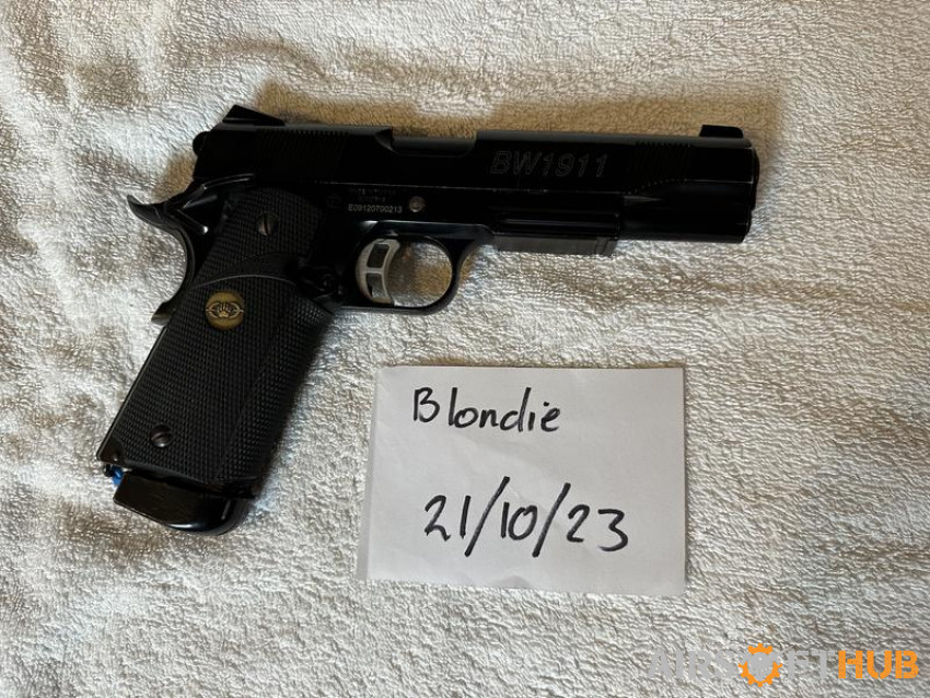 KJ Works Blackwater 1911 - Used airsoft equipment