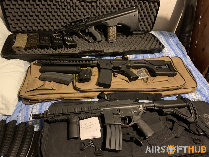 Airsoft collection - Used airsoft equipment