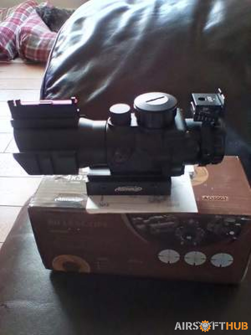 AOMEKIE Rifle Scope 4X32mm - Used airsoft equipment