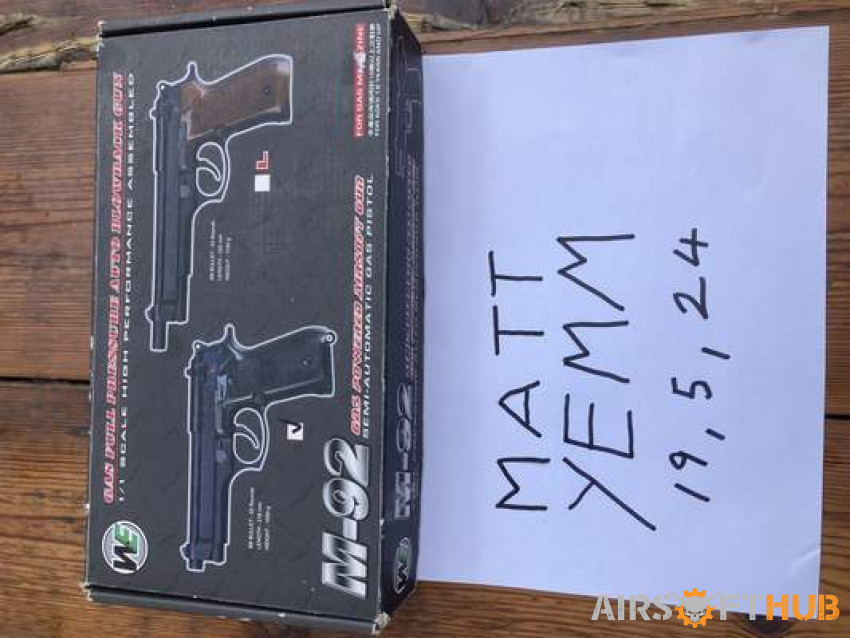 WE M92 Chrome - Used airsoft equipment