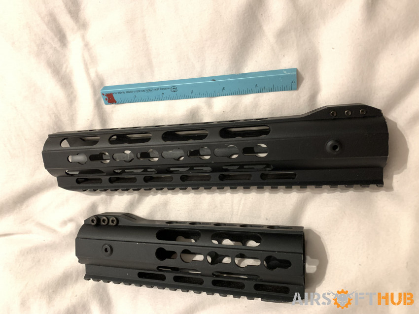 7", 10" M4 keymod handguards - Used airsoft equipment